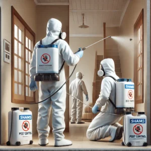 خدمات مكافخة الحشرات تشمل رش الصراصير والفئران والبق والنمل